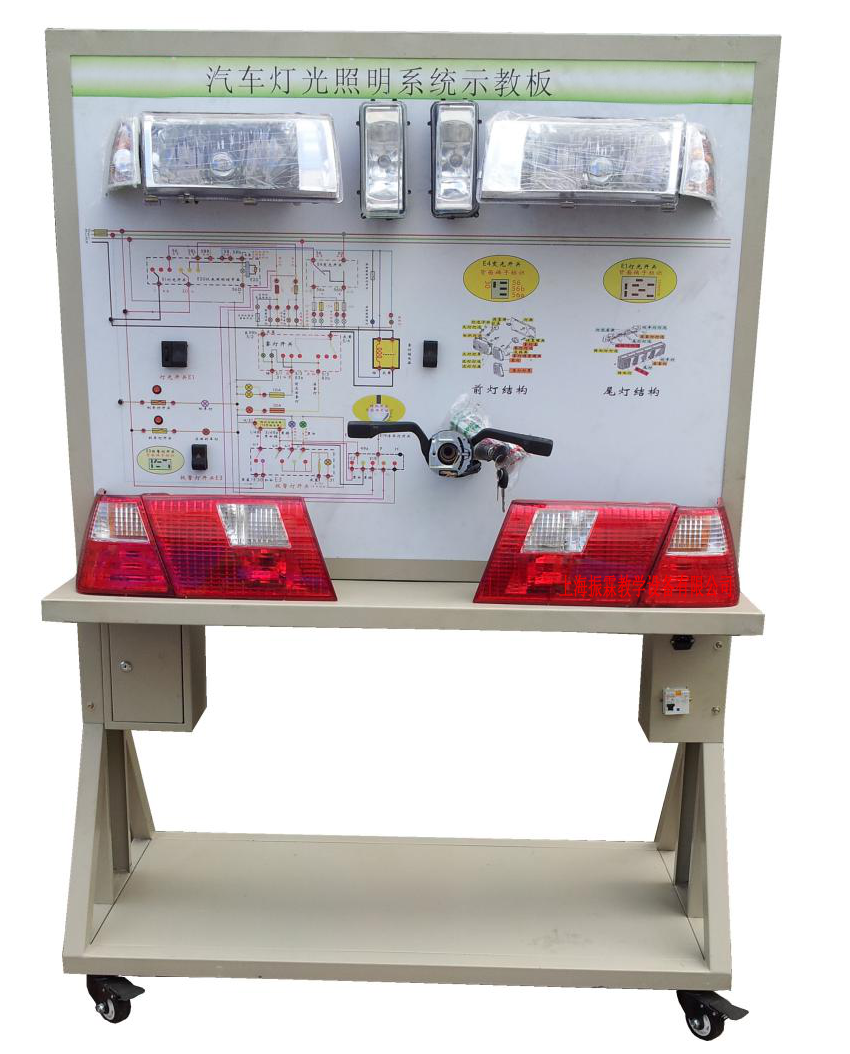 汽車外部燈光系統(tǒng)示教板,燈光系統(tǒng)示教板